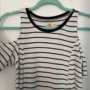 Hollister striped tank top-XS